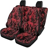 Animepark Halloween Horror Hand Personalized Car Seat Cover Full Set Front Saddle Blanket Comfort Covers Rear Bench Backrest Cover Decorative Nonslip Bench Seat Cover Fits Most Cars Trucks SUV