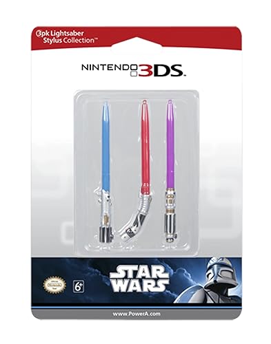 POWER A Clone Wars Lightsaber Stylus Collection for Nintendo DS