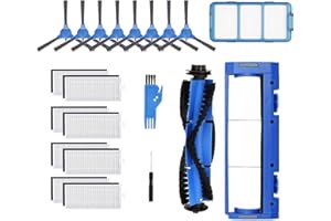HYPHEN-X Replacement Parts Compatible with Eufy RoboVac 11S, RoboVac 30, RoboVac 30C, RoboVac 15C,RoboVac 15T,RoboVac 12, RoboVac 35C Accessory Robotic Vacuum Cleaner Filters,Side Brushes,Rolling Brushes,Guard