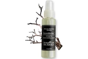 European Spa Source Special Edition - Eucalyptus, Wood Smoke + Leather ShowerSpa Mist Spray for Aromatherapy, at Home Spa Experience, Sinus Congestion Relief, and Tension Relief, 4 fl oz.