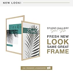 MCS Studio Gallery Movie Poster Frame 27x40 Natural