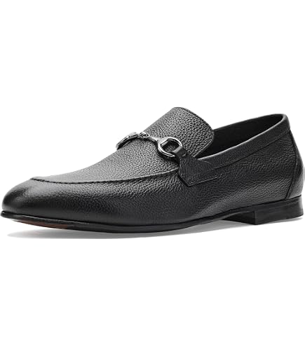 Johnston & Murphy ELLSWORTH BLACK ITALIAN CALFSKIN Loafer 24-6925 Men’s 12 M Amazon.com: Johnston & Murphy Ellsworth Bit Loafer Slip-On  main image 2