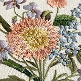 Myfelicity Embroidery Kit for Adults and Beginners with 3 Floral Pattern Fabrics view 8