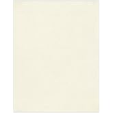 LUXPaper 8.5" x 11" Paper | Letter Size | Natural Linen | 32lb Paper Weight (80lb. Text) | 50 Qty