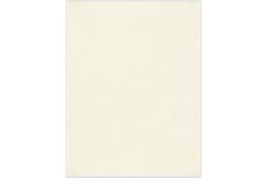 LUXPaper 8.5" x 11" Cardstock | Letter Size | Natural Linen | 100lb. Cover (183lb. Text) | 50 Qty