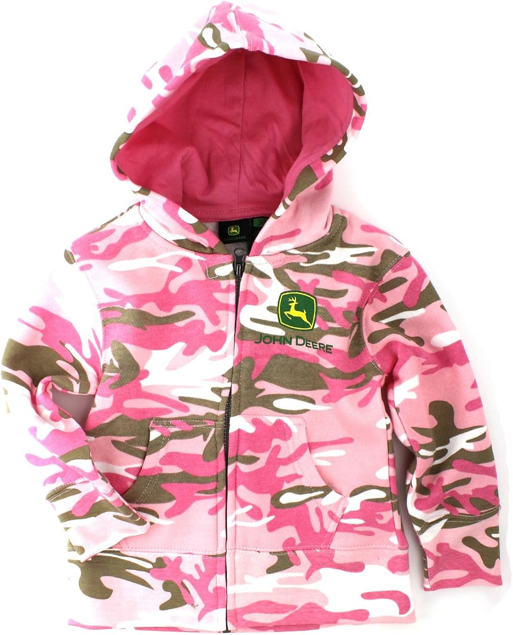 girls pink camo hoodie