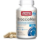 Jarrow Formulas BroccoMax Sulforaphane Generator 35 mg With Sulforaphane Glucosinolate and Myrosinase, Dietary Supplement for Liver Health Support, 120 Delayed Release Veggie Capsules, 60 Day Supply