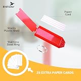 BirdFactor 25 Pack Heavy Duty Key Tags with Labels 5 Colours Plastic Box view 3
