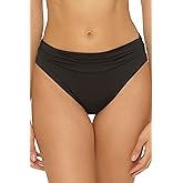 Soluna Swim Womens Sun Goddess Hipster Bikini Bottom, Full Coverage, Swimwear Separates for Women
