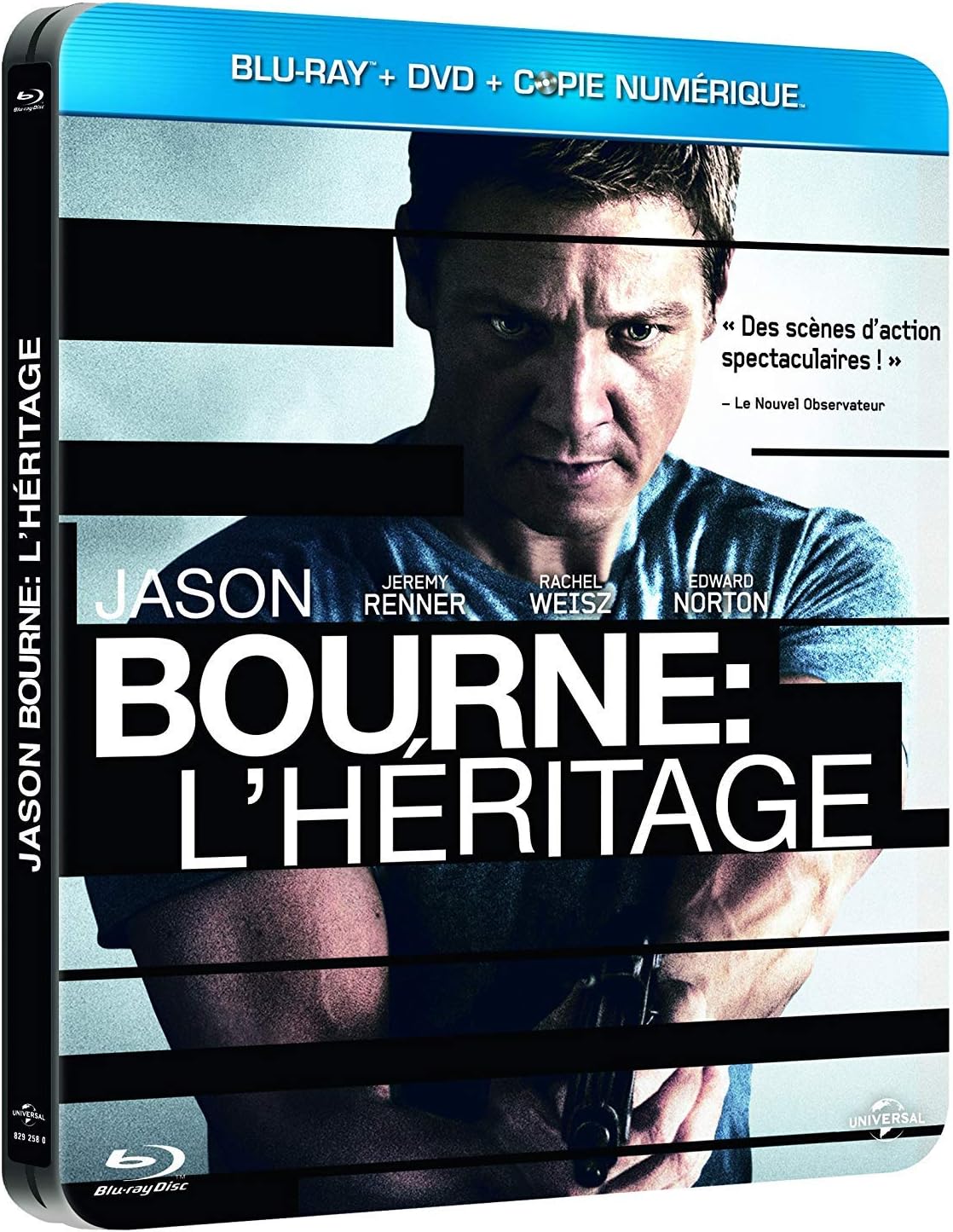 Distribution De Jason Bourne : L'héritage Jason Bourne : L'Héritage Limitée Métal Copie Digitale Blu-Ray + DVD