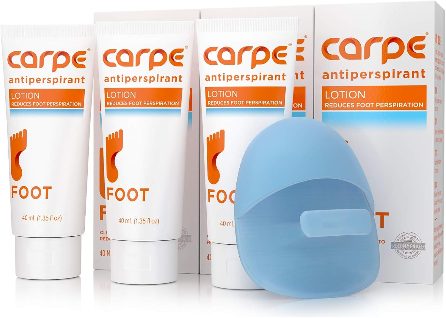 Carpe Antiperspirant Foot Lotion, A Dermatologist-Recommended Solution to Stop Sweaty, Smelly feet, Helps Prevent blisters, Great for hyperhidrosis: Health & Personal Care