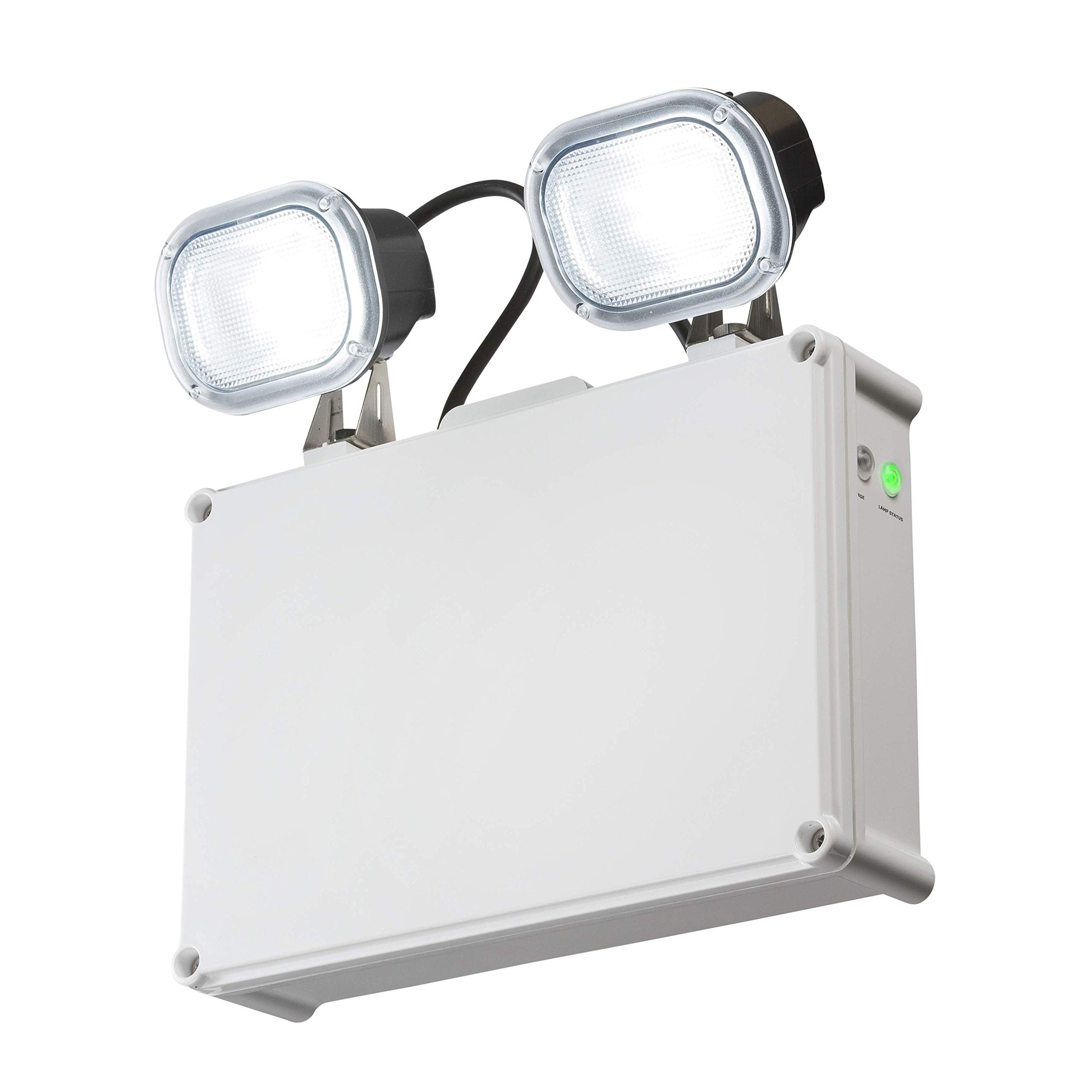 Knightsbridge Emergency Twin Daylight LED Spotlight White emtwinip EMTWINIP