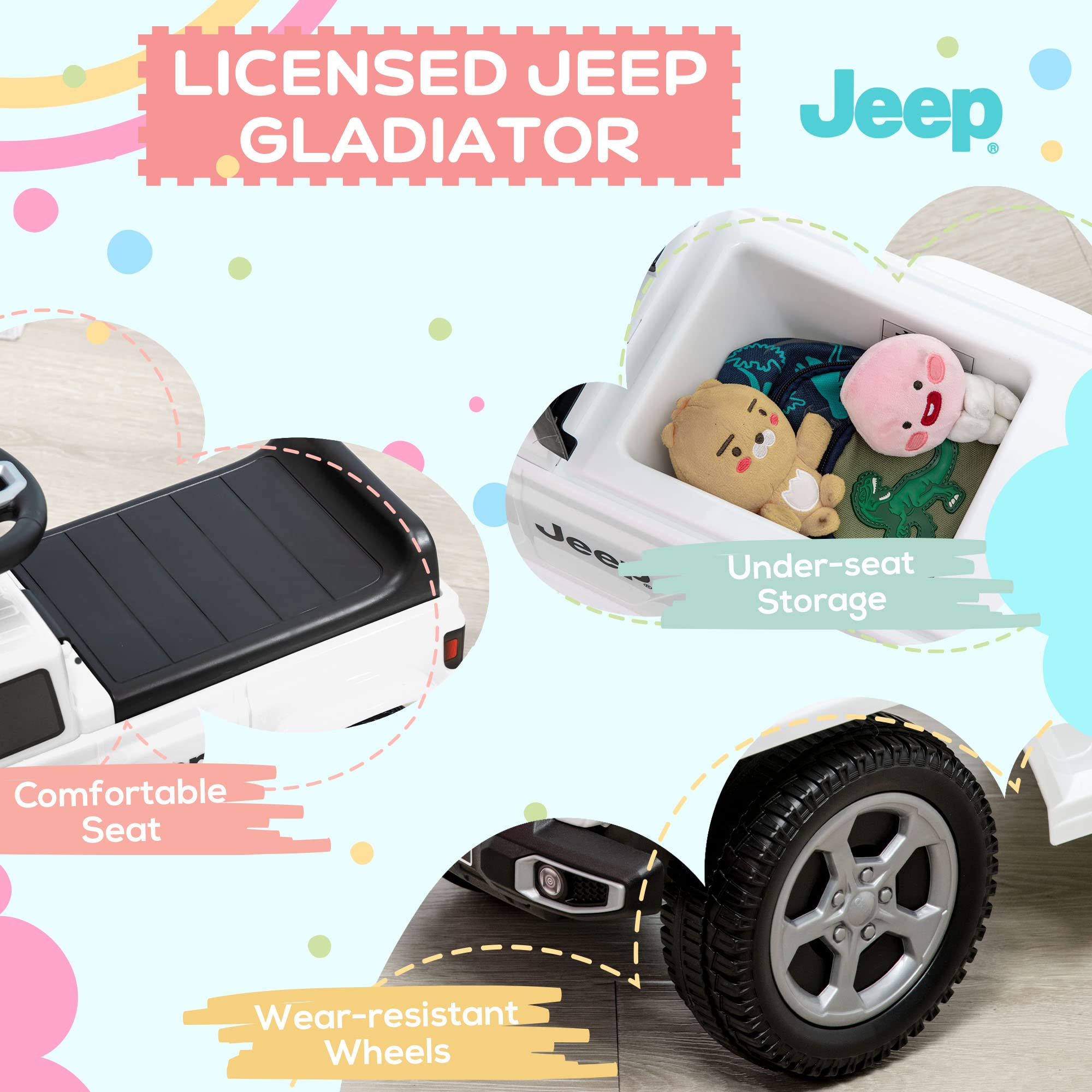 Aosom Kids Ride On Push Car