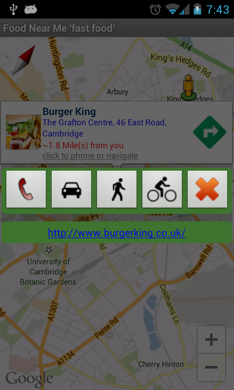 Places To Eat Near Me Map - Maps For You