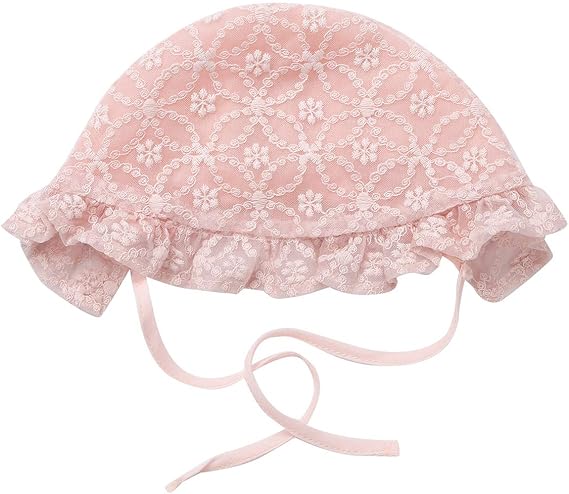 Amazon Co Jp Iefiel 赤ちゃん帽子 日よけベビー 新生児 帽子 出産祝い レース Uvカット 紫外線対策 お出かけ用品 春 夏 キッズ 手作り サンハットキャップ 通気性よく 写真の小道具 服 ファッション小物