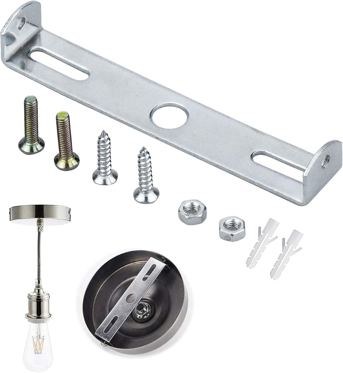 4 Pack Lighting Fixture Ceiling Plate Bracket 105mm Ceiling Light