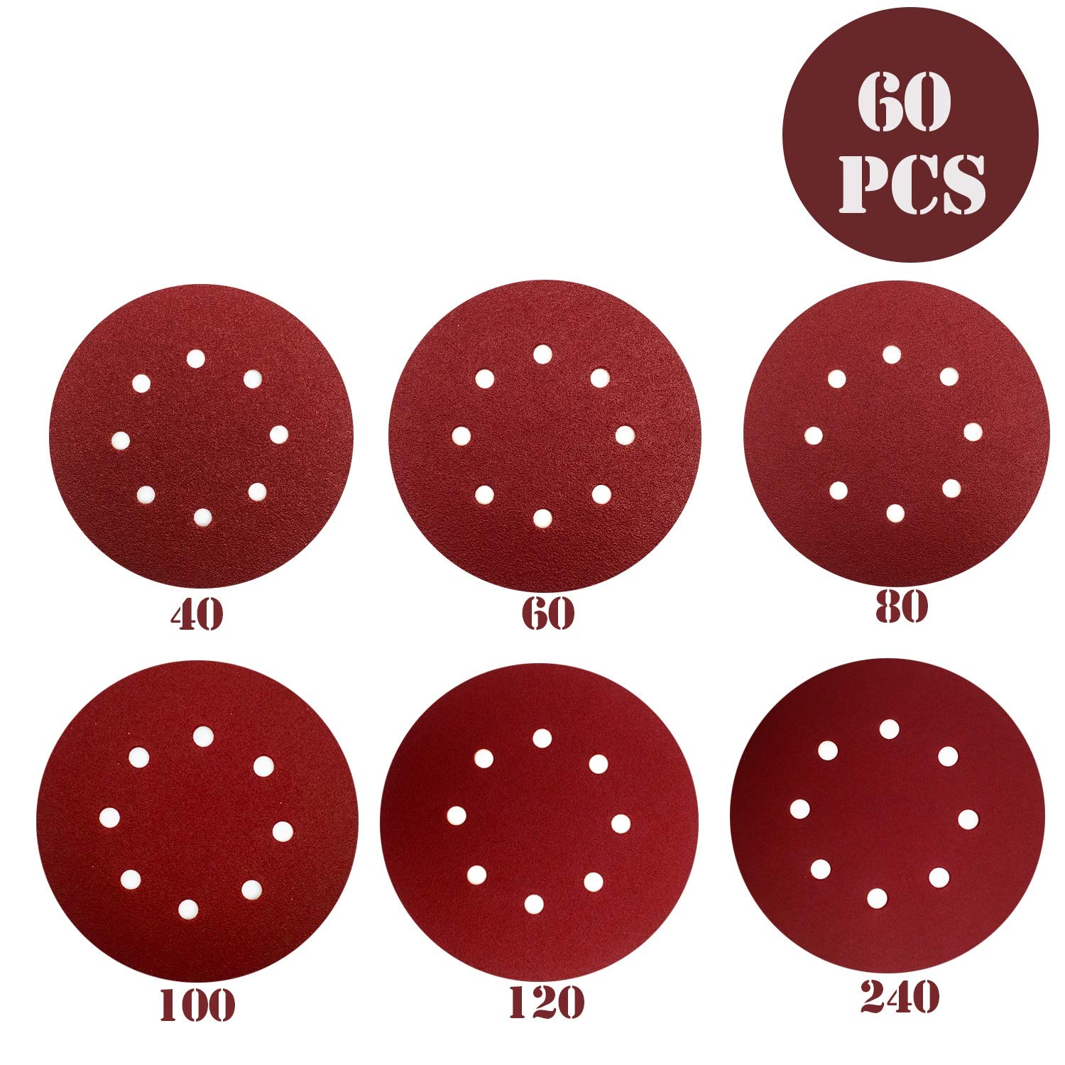7 inch sanding discs