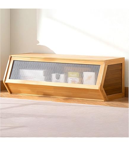 Amazon.com: Bamboo Storage Box, Bedroom Stackable Storage Box