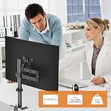 Bracwiser Single Monitor Arm Desk Mount 13-32 inch 10kg VESA 75x75/100x100 view 2