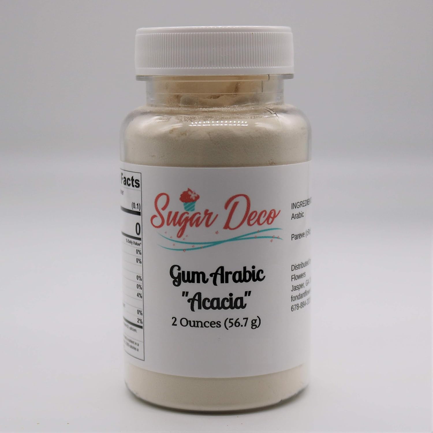 2 ounces Pure Gum Arabic Powder Thickener Food Grade