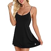 RSLOVE Sleepwear for Women Lingerie Sexy Chemises Nightgown V-Neck Full Slip Dress