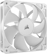 Corsair RS120 120mm PWM Fan Daisy-Chain Low-Noise Magnetic Dome White