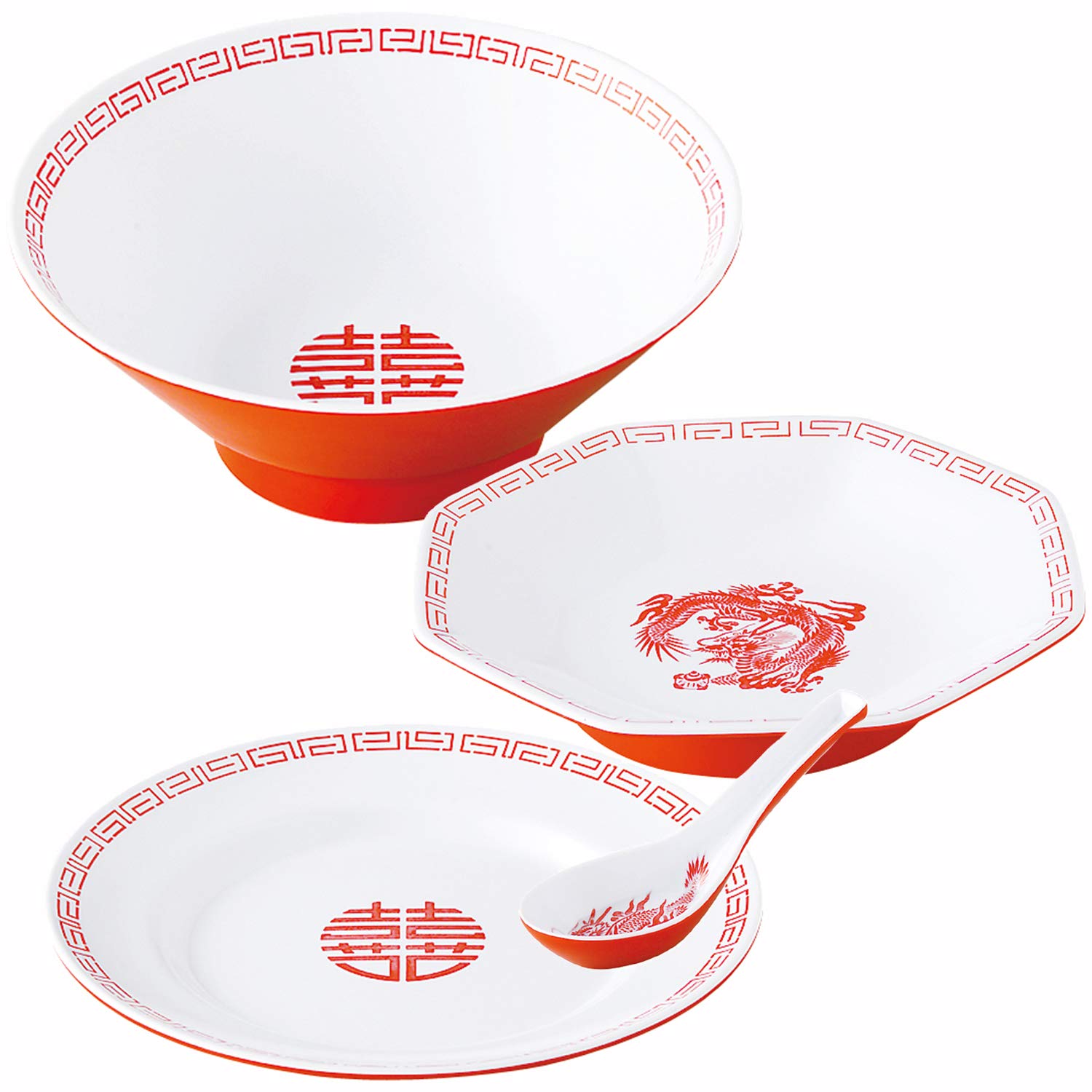 ナガオ 燕三条 割れない ラーメンどんぶり チャーハン皿 餃子皿 セット 日本製 の商品画像