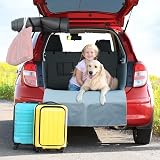 KYG Car Boot Liner with Bumper & Side Protection 184x105x38cm Grey view 8