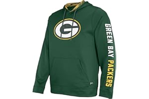 Zubaz NFL Football Men's Solid Team Hoodie with Camo Lined Hood and Sleeve Graphic (Small - 5X-Large)