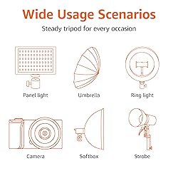 Amazon Basics Aluminum Light Photography Tripod