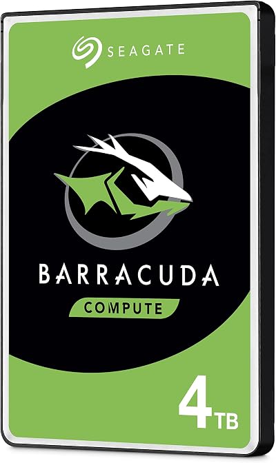 Seagate BarraCuda 4TB 2.5 Inch Internal HDD 128 MB Cache SATA 6 Gb/s