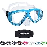 OMGear Swim Mask Dive Goggles Swimming Goggles with Nose Cover Snorkeling Gear Junior Adult Snorkel Mask for Scuba Diving Spe
