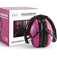 Pro For Sho 34dB Shooting Ear Protection - Special Designed Ear Muffs Lighter Weight & Maximum Hearing Protection