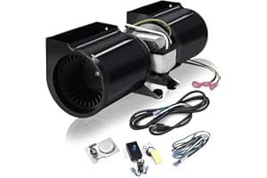 CRIDITPID GFK-160A GFK-160 Fireplace Blower Fan Kit for Heat N Glo, Quadra-Fire, Heatilator, Superior, Majestic, GTI, Hearth and Home DV3732, Quadra-Fire 7100, Heat N Glo SL-750TR-C, SL-750TR Blower Fan Kit