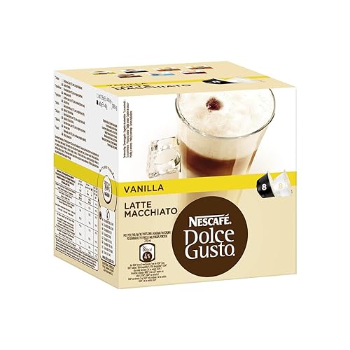 NescafÃ© Dolce Gusto Latte Macchiato Vanilla, 16 Capsules (8 Servings) Amazon.co.uk Kitchen & Home