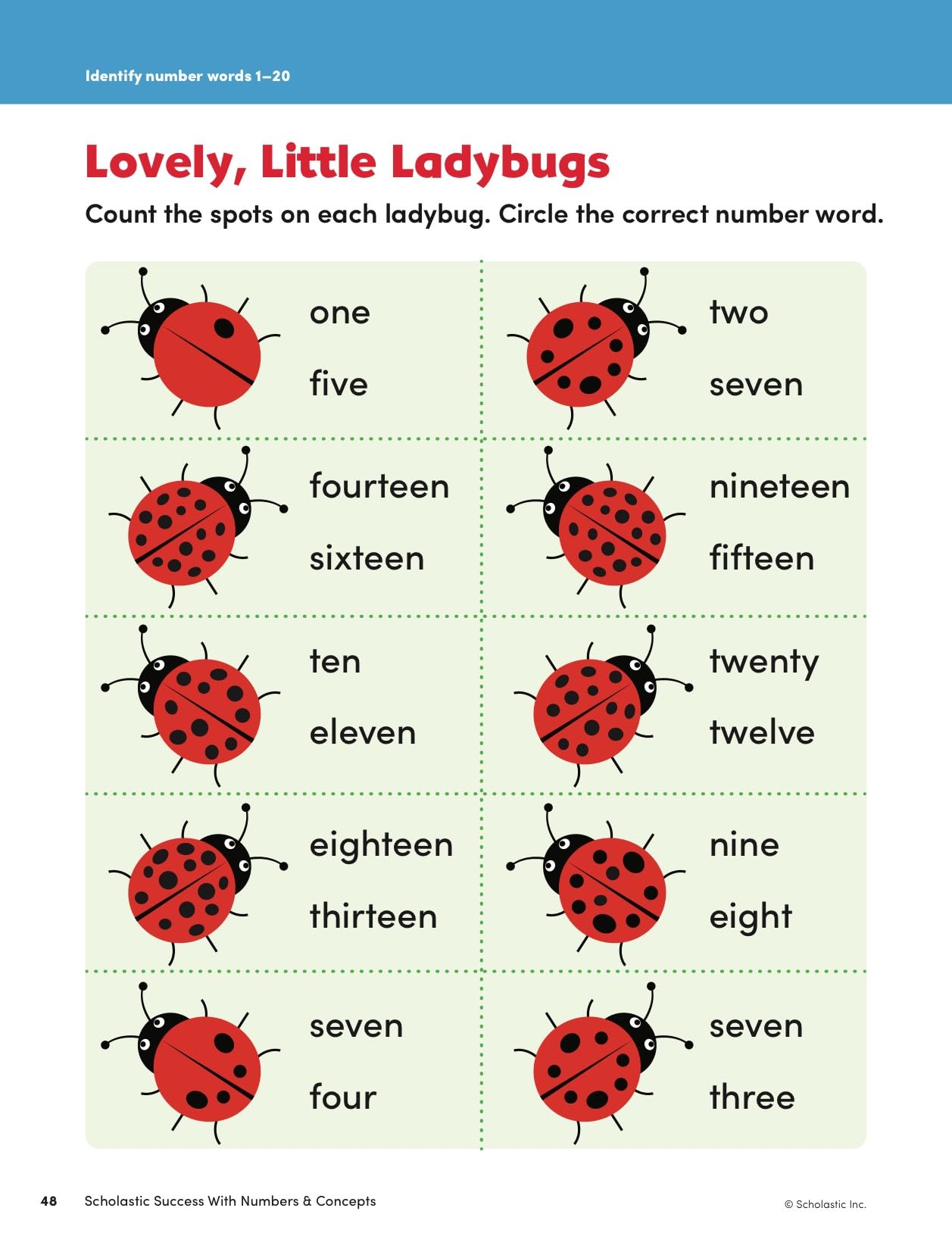Scholastic Success with Numbers & Concepts Workbook (Scholastic Success; Grades Prek-k)