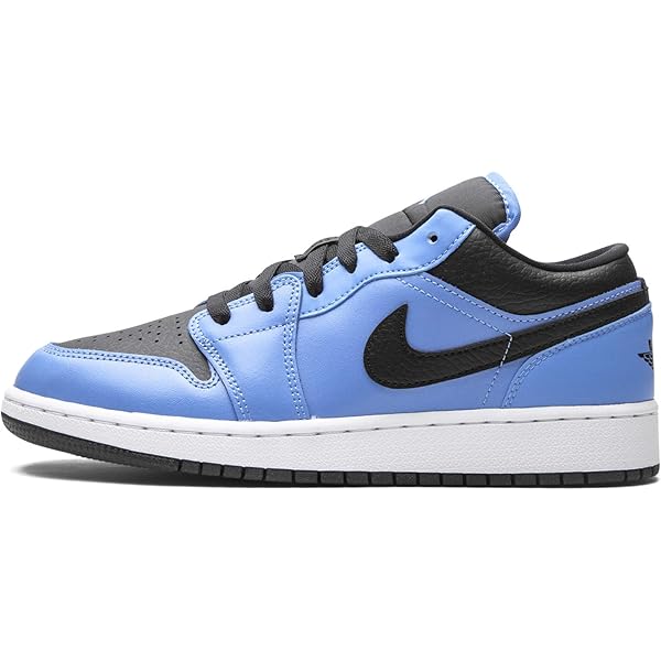 Amazon.com: Air Jordan 1 Low (GS) 553560 124 Sz 6y Blue : Clothing