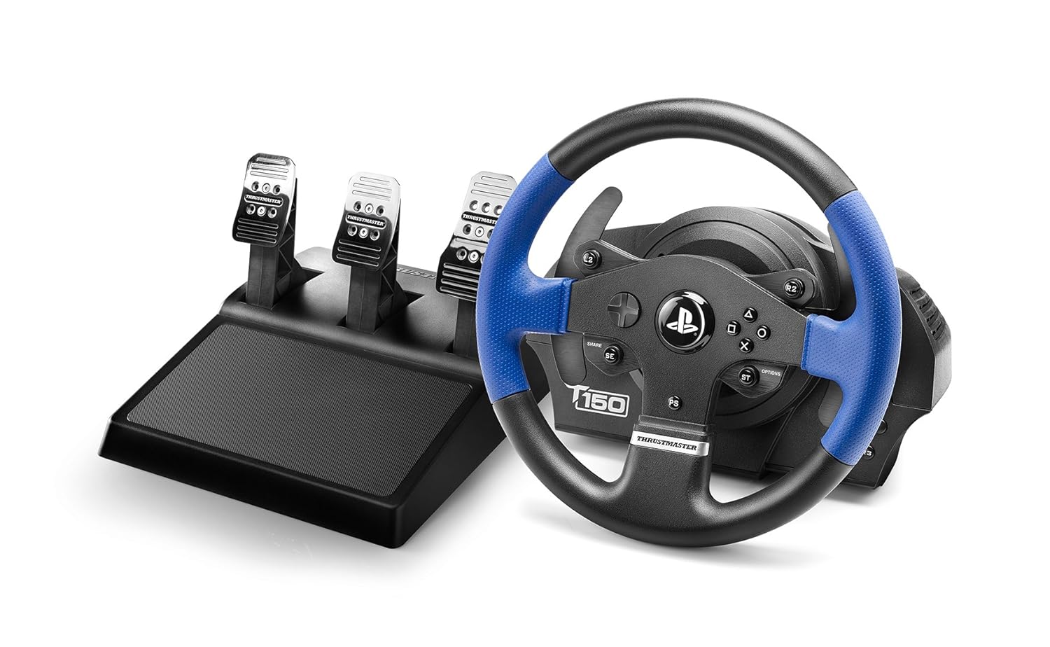 Thrustmaster T150RS PRO - Volante - PS4 / PS3 / PC - Force Feedback - 3 pedales - Licencia Oficial...