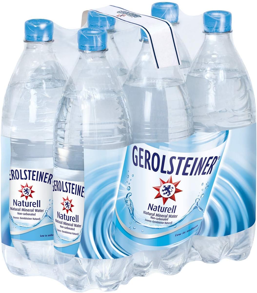 Gerolsteiner Natural Water 1 Litre (Pack of 12) Amazon.co.uk Grocery
