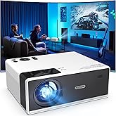 FUDONI Projector with WiFi &amp; Bluetooth, Native 1080P Home Theater Projector | 300 ANSI Brightness, Max 300" Display, Indoor Outdoor Use, 4K Supported, Compatible with HDMI, USB, Phone, Laptop, TV Stick