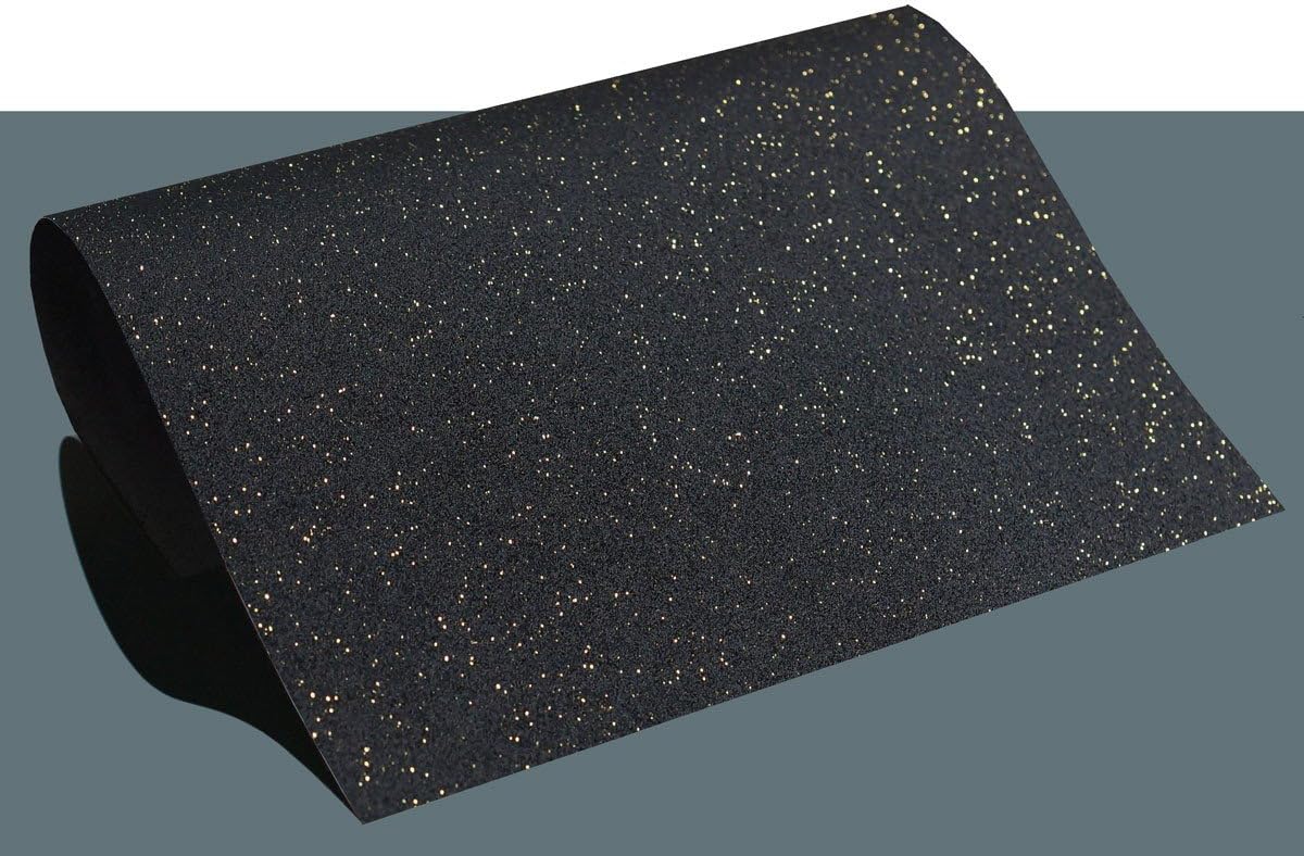 Sparkle Glitter Flock Iron Foil, DIN A4 Gold