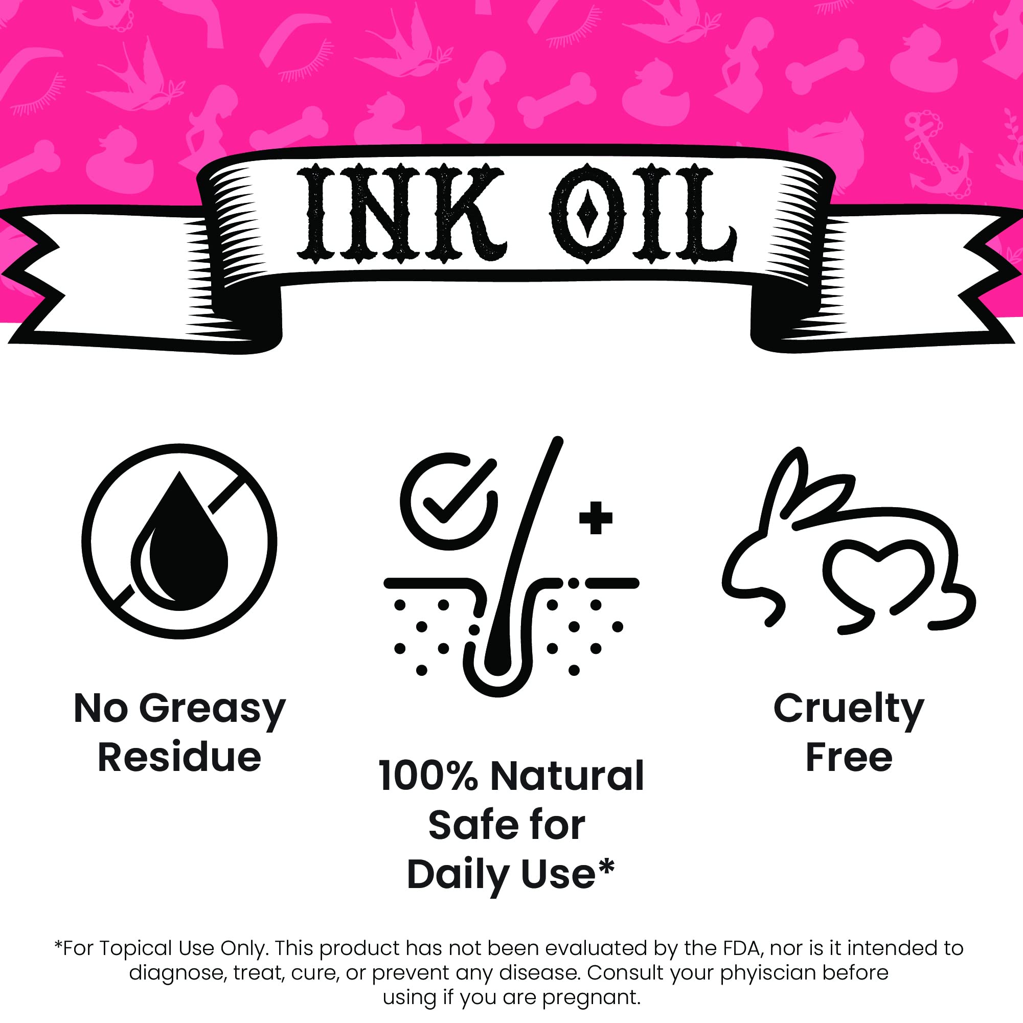 Bump Oil - Ink Oil | Stretch Mark Treatment | Baby Bump Essentials | Scar Removal | Pregnancy Must Haves First Trimester | Maternity Care | Ink - Bio Oil Stretch Marks Pregnancy | Advanced Skincare