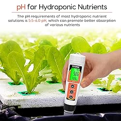 YINMIK PH Meter, Digital 4 in 1 PH EC TDS Temp