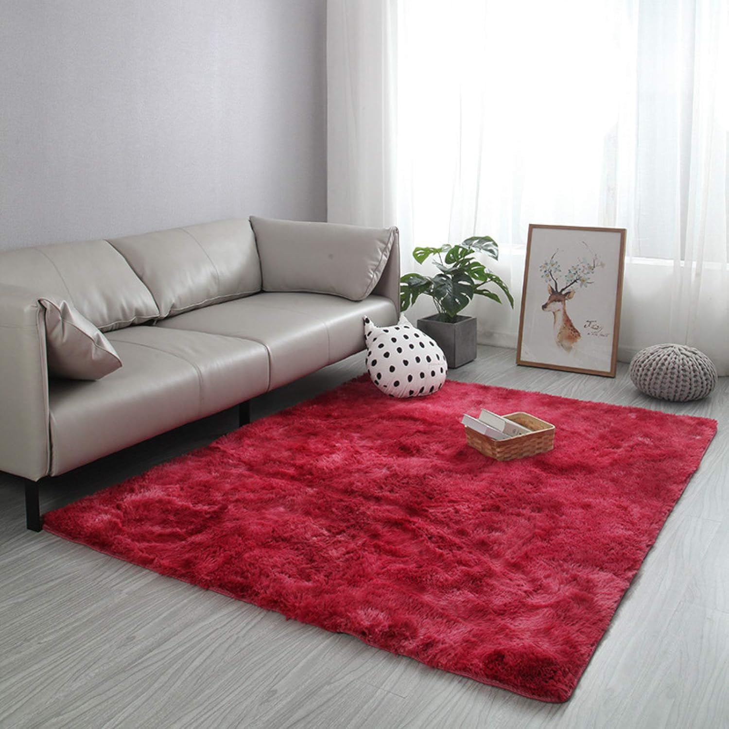 VOVTT Faux Imitation SHEEPSKIN Rug Ultra Soft Plush Extra Large Size