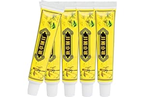 CLYXQP Chinese Herbal Eczema Psoriasis Creams Dermatitis, Eczema Pruritus Psoriasis Ointment 5 Pack