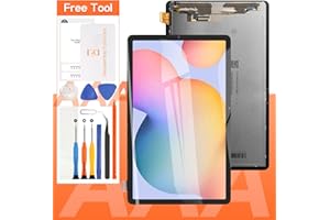 THIRDPOLE Screen Replacement For Samsung Galaxy Tab S6 Lite P610 P610N P615 LCD Display Touch Screen Digitizer Full Assembly,with Tools(Black)