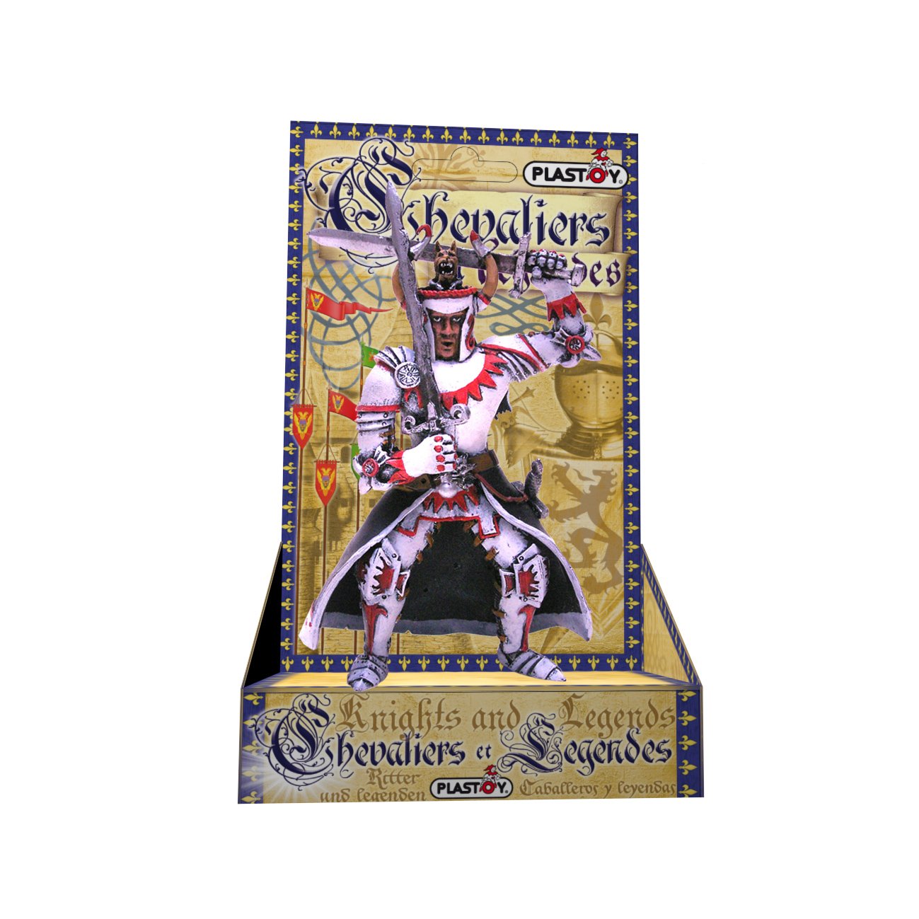 Plastoy 62550 Figurine Knight Volgrun White