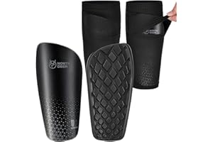 Northdeer Soccer Shin Guards for Kids Adults. Sleeves with Optimized Insert Pocket Protective Soccer for Boys Girls Men Women