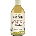 De Nigris Organic Apple Cider Vinegar Raw & Unfiltered 16,9 Oz (500ml) | Apple Cider Vinegar With Mother A Source Of Functional Elements For The Balance Of Metabolism | Apple Cider Vinegar Organic