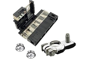 CAUTYFKY 24380-3JA1A Upgrade Positive Battery Terminal Fuse, Fusible Fuselink Battery Fuse with Positive Battery Terminal&Nuts, Compatible with 13-18 Nissan Altima, 16-19 Maxima, 15-19 Murano, 13-19 Pathfinder